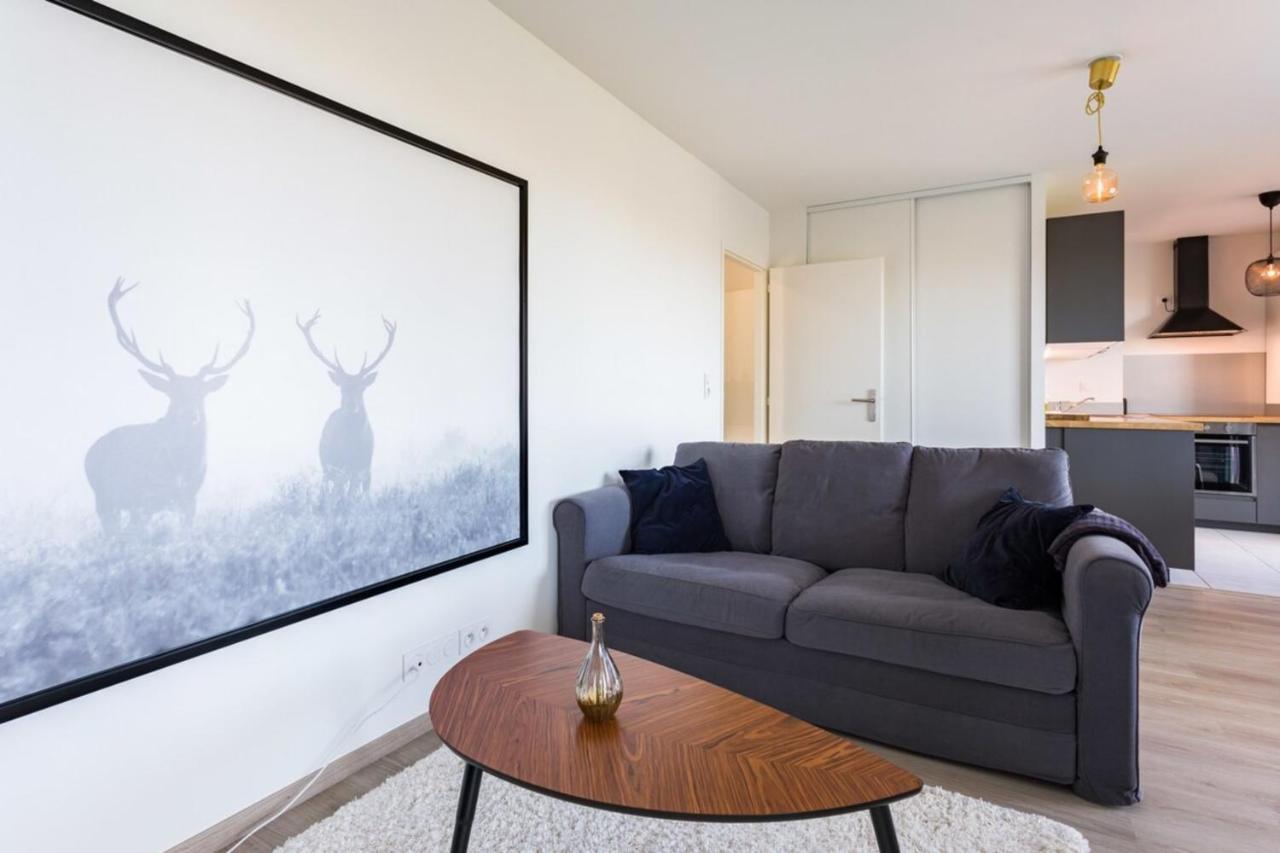 Le Rio, Appartement Avec Terrasse & Parking Rennes Luaran gambar