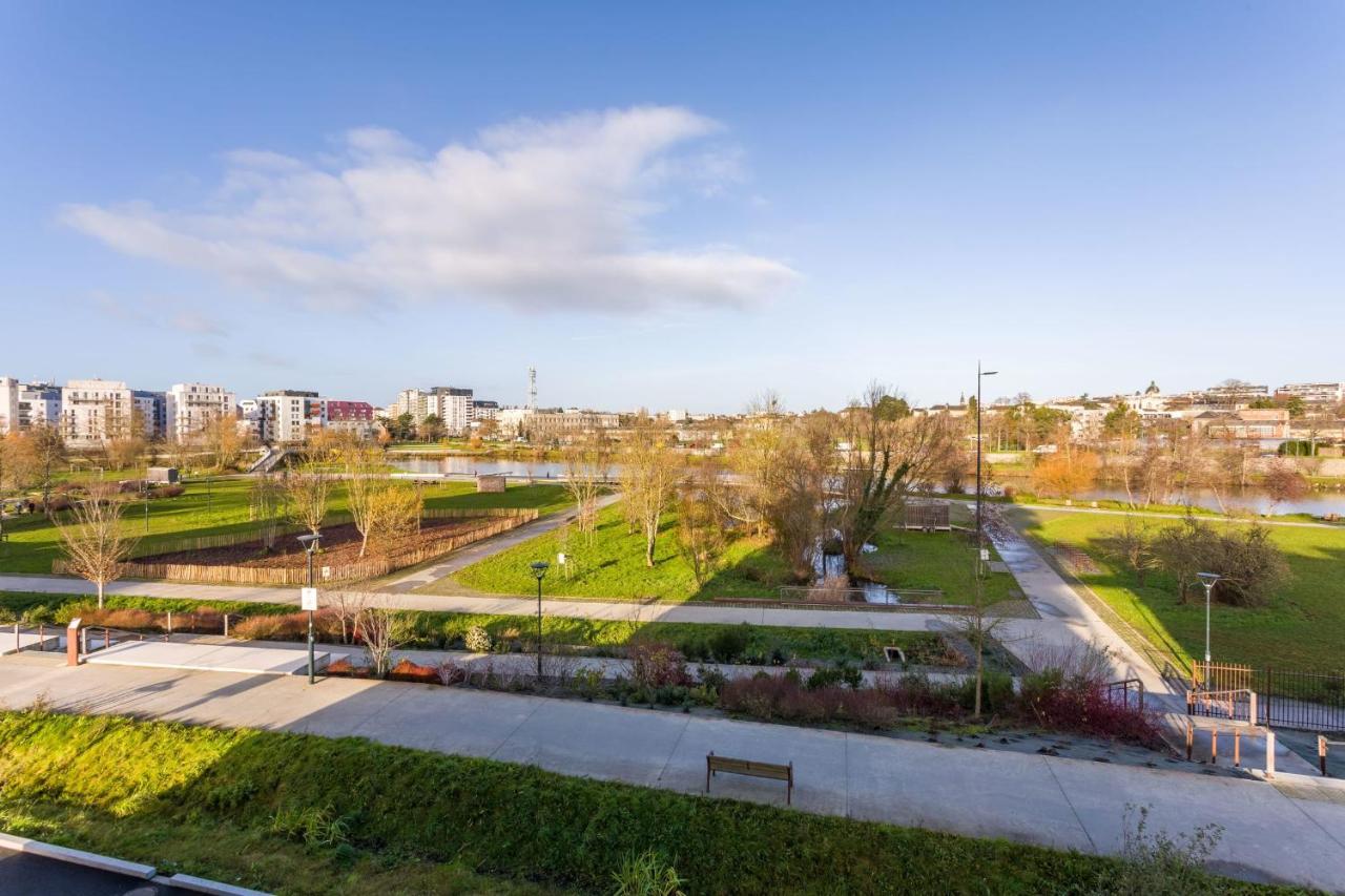 Le Rio, Appartement Avec Terrasse & Parking Rennes Luaran gambar