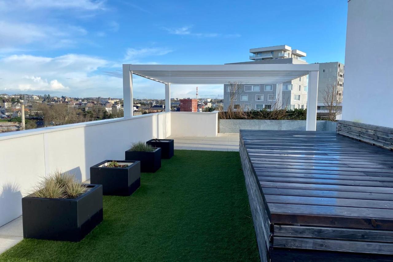 Le Rio, Appartement Avec Terrasse & Parking Rennes Luaran gambar