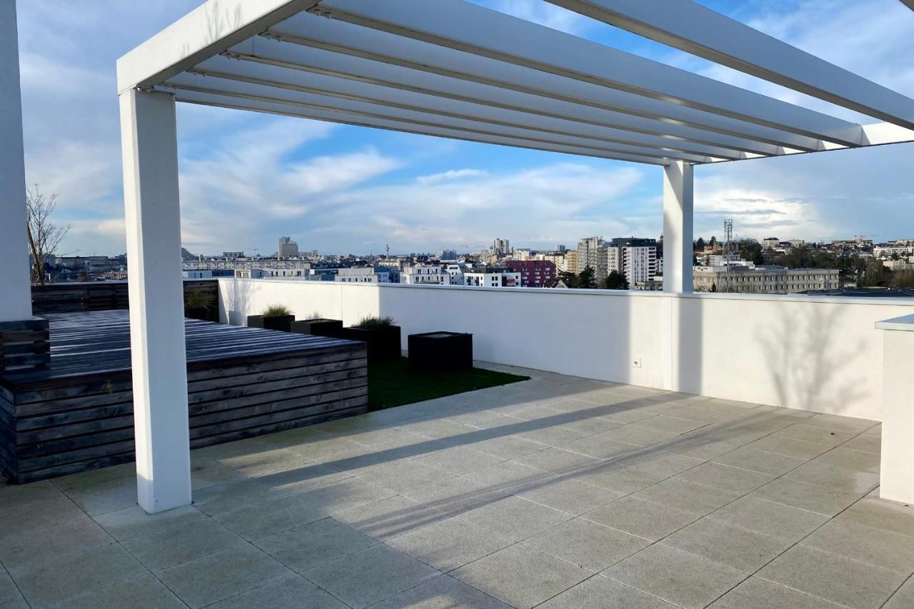 Le Rio, Appartement Avec Terrasse & Parking Rennes Luaran gambar