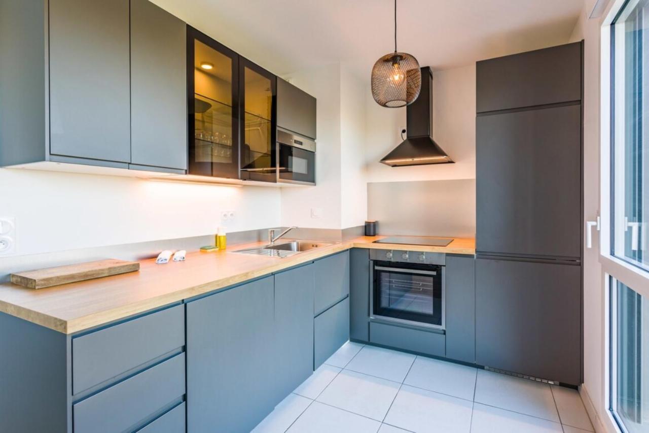 Le Rio, Appartement Avec Terrasse & Parking Rennes Luaran gambar