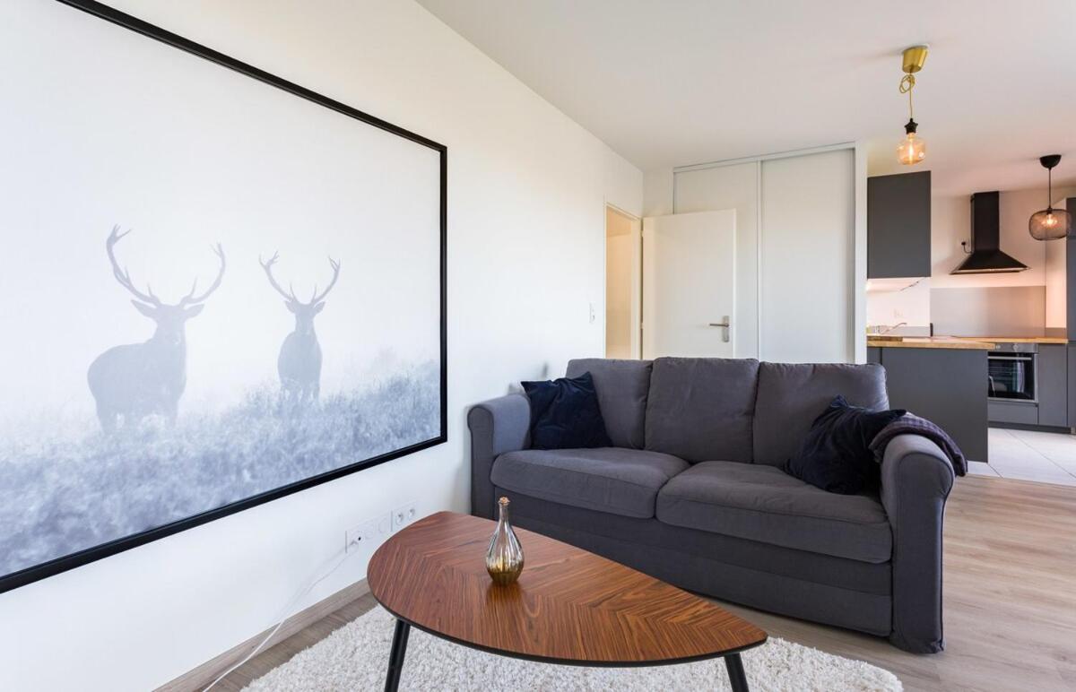 Le Rio, Appartement Avec Terrasse & Parking Rennes Luaran gambar